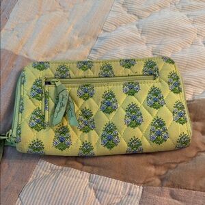 Vera Bradley Floral Quilted Wristlet